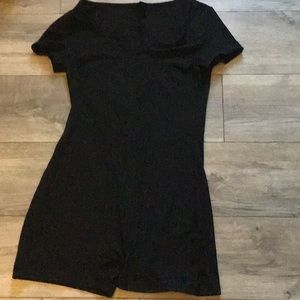 This is a black one piece/jumpsuit and it’s a small in women’s.